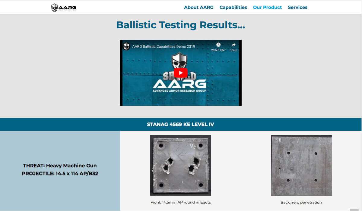 AARG-site-ballistic-test